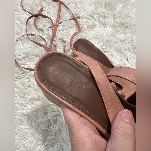 Alohas The Lille Leather Block Heels - Size 40 US 9 - Picture 3 of 8